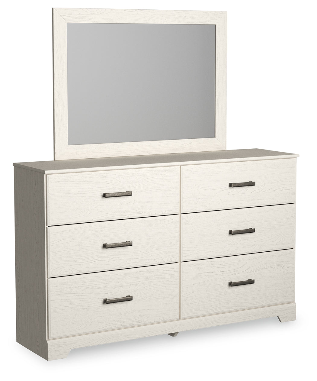 Furniture City Laplace - Ashley Furniture - Stelsie Bedroom - Dresser and Mirror / White - B2588B1