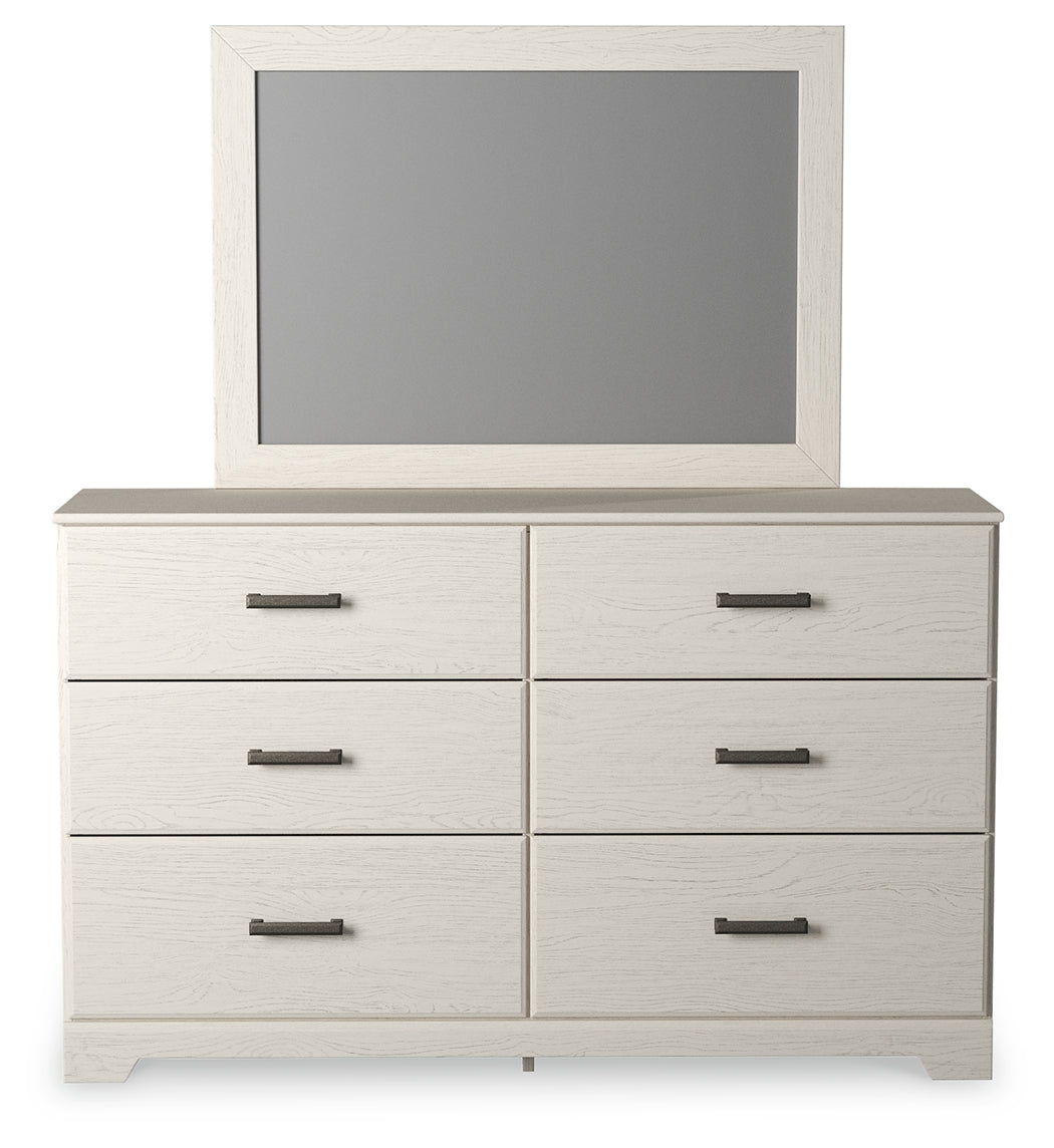 Furniture City Laplace - Ashley Furniture - Stelsie Bedroom - Dresser and Mirror / White - B2588B1