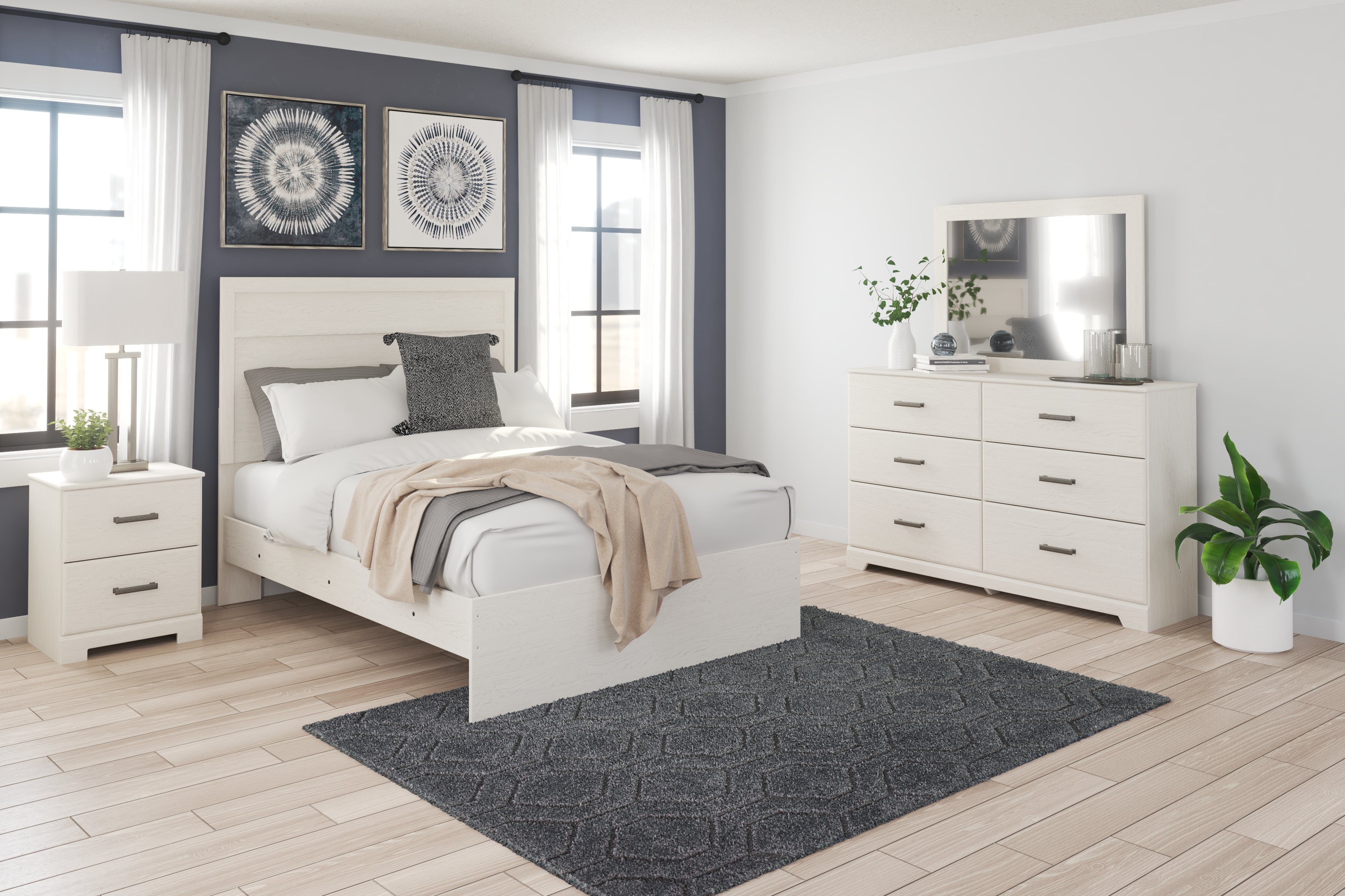 Furniture City Laplace - Ashley Furniture - Stelsie Bedroom - Dresser and Mirror - B2588B1