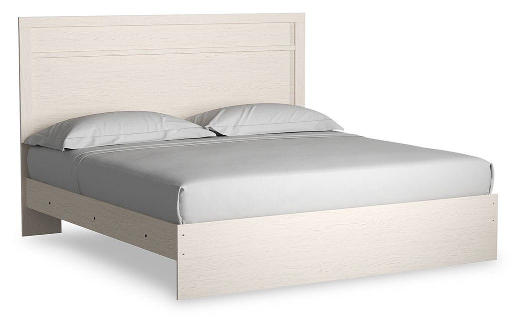 Furniture City Laplace - Ashley Furniture - Stelsie Bedroom - King Panel Bed / White - B2588B3