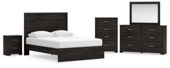 Furniture City Laplace - Ashley Furniture - Belachime Queen Panel Bed, Dresser, Mirror, Chest and Nightstand - Queen Panel Bed, Dresser, Mirror, Chest and Nightstand - B2589B16