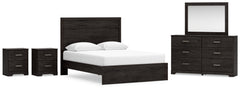 Furniture City Laplace - Ashley Furniture - Belachime Queen Panel Bed, Dresser, Mirror and 2 Nightstands - Queen Panel Bed, Dresser, Mirror and 2 Nightstands - B2589B17
