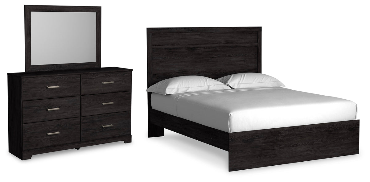 Furniture City Laplace - Ashley Furniture - Belachime Queen Panel Bed, Dresser and Mirror - Queen Panel Bed, Dresser and Mirror - B2589B3