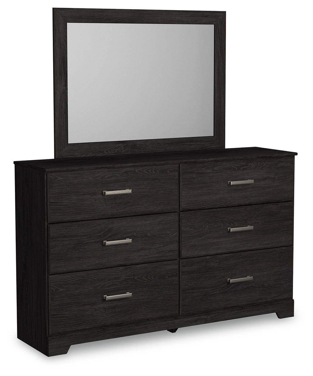 Furniture City Laplace - Ashley Furniture - Belachime Bedroom - Dresser and Mirror / Charcoal - B2589B1