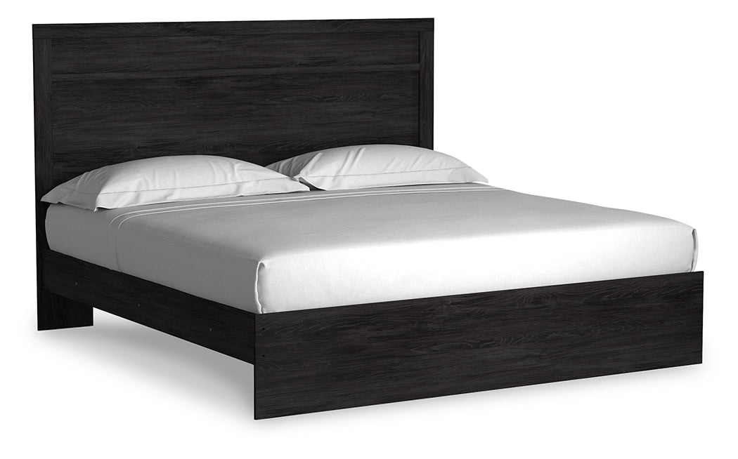 Furniture City Laplace - Ashley Furniture - Belachime Bedroom - King Panel Bed / Charcoal - B2589B4