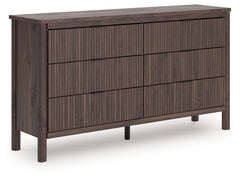 Furniture City Laplace - Ashley Furniture - Pamytta Dresser - Six Drawer Dresser / Brown - PCB2614-31