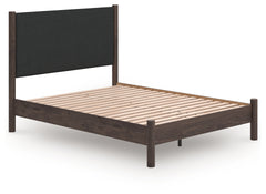 Furniture City Laplace - Ashley Furniture - Pamytta Queen Upholstered Panel Platform Bed - Queen Upholstered Panel Platform Bed - PCB2614B12
