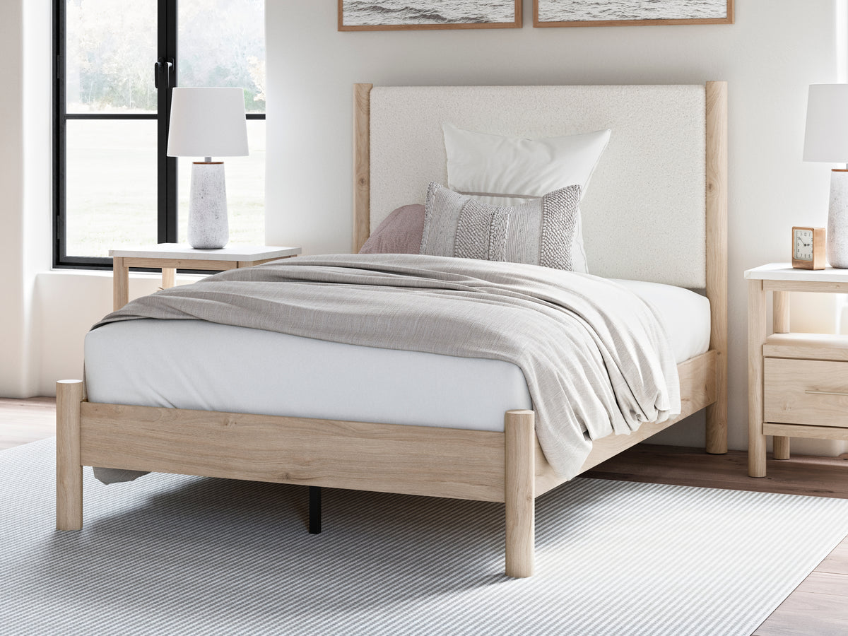 Furniture City Laplace - Ashley Furniture - Cadmori Full Upholstered Panel Bed - Full Upholstered Panel Bed - B2615B8