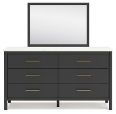 Cadmori King Panel Bed, Dresser, Mirror and Nightstand