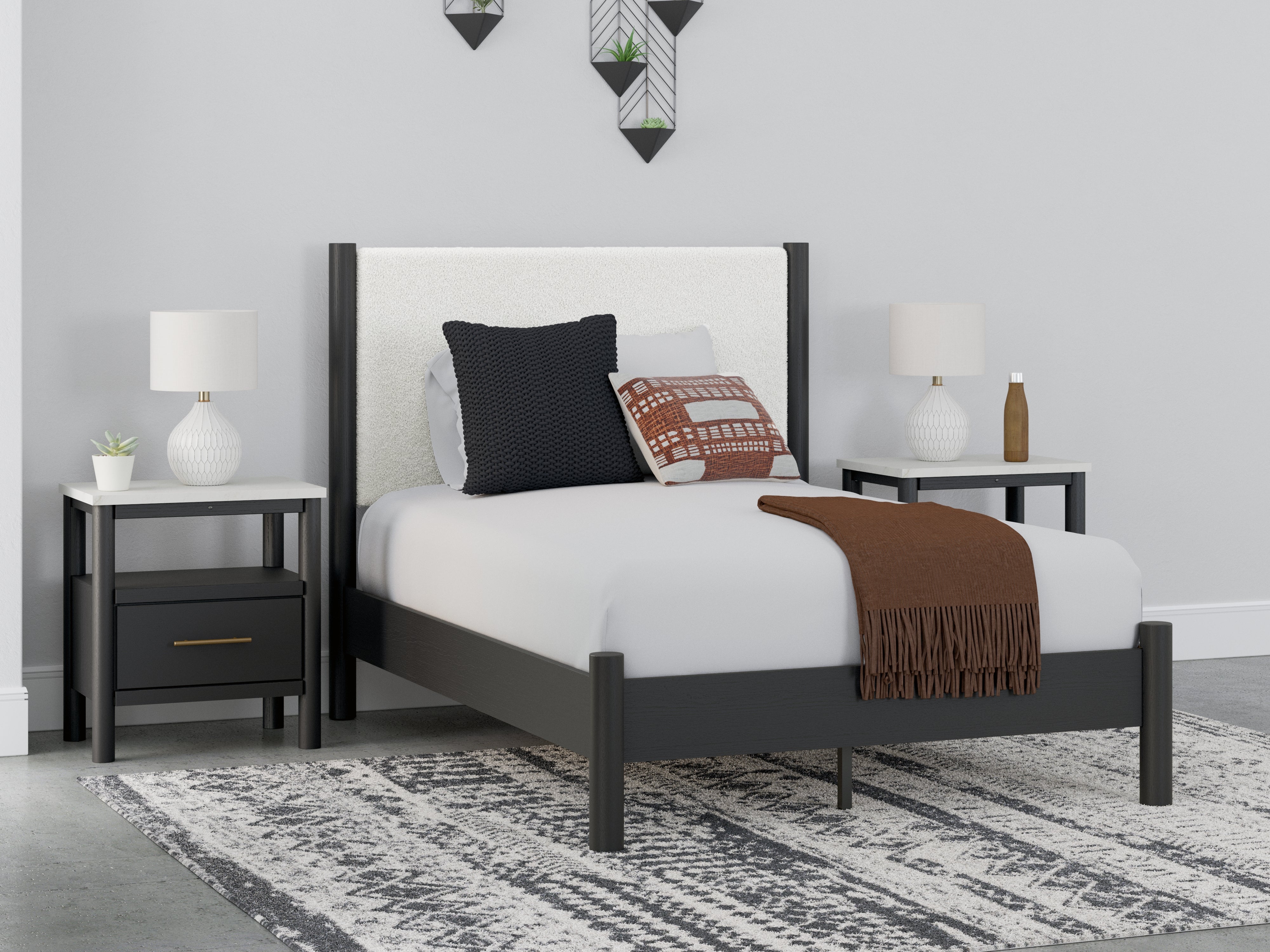 Furniture City Laplace - Ashley Furniture - Cadmori Bedroom - Full Upholstered Panel Bed - B2616B3