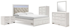 Furniture City Laplace - Ashley Furniture - Altyra Queen Storage Bed, Dresser Mirror, Chest and 2 Nightstands - Queen Storage Bed, Dresser Mirror, Chest and 2 Nightstands - B2640B72