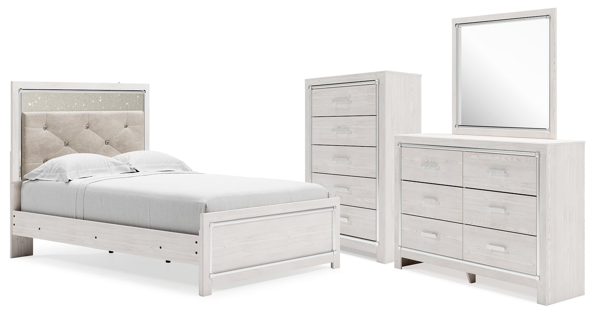 Furniture City Laplace - Ashley Furniture - Altyra Full Panel Bed, Dresser, Mirror and Chest - Full Panel Bed, Dresser, Mirror and Chest - B2640B71