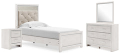 Furniture City Laplace - Ashley Furniture - Altyra Twin Panel Bed, Dresser, Mirror and Nightstand - Twin Panel Bed, Dresser, Mirror and Nightstand - B2640B70
