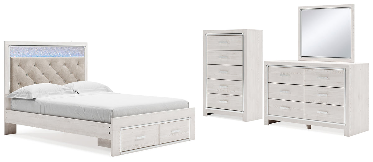 Furniture City Laplace - Ashley Furniture - Altyra Queen Panel Storage Bed, Dresser, Mirror and Chest - Queen Panel Storage Bed, Dresser, Mirror and Chest - B2640B52
