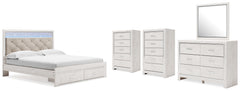 Furniture City Laplace - Ashley Furniture - Altyra King Storage Bed, Dresser, Mirror and 2 Chests - King Storage Bed, Dresser, Mirror and 2 Chests - B2640B45