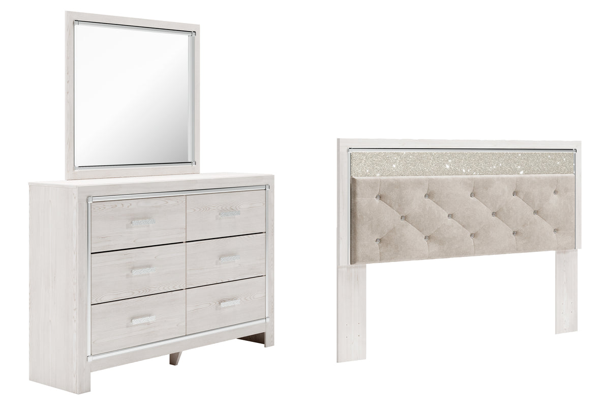Furniture City Laplace - Ashley Furniture - Altyra King Panel Headboard, Dresser and Mirror - King Panel Headboard, Dresser and Mirror - B2640B54