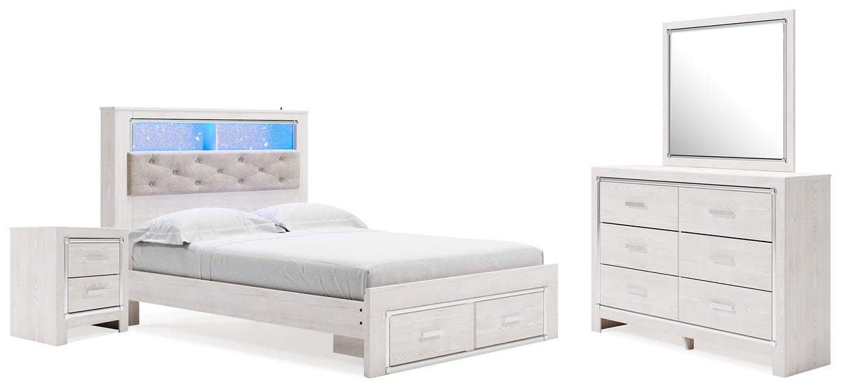 Furniture City Laplace - Ashley Furniture - Altyra Queen Panel Storage Bed, Dresser, Mirror and Nightstand - Queen Panel Storage Bed, Dresser, Mirror and Nightstand - B2640B38