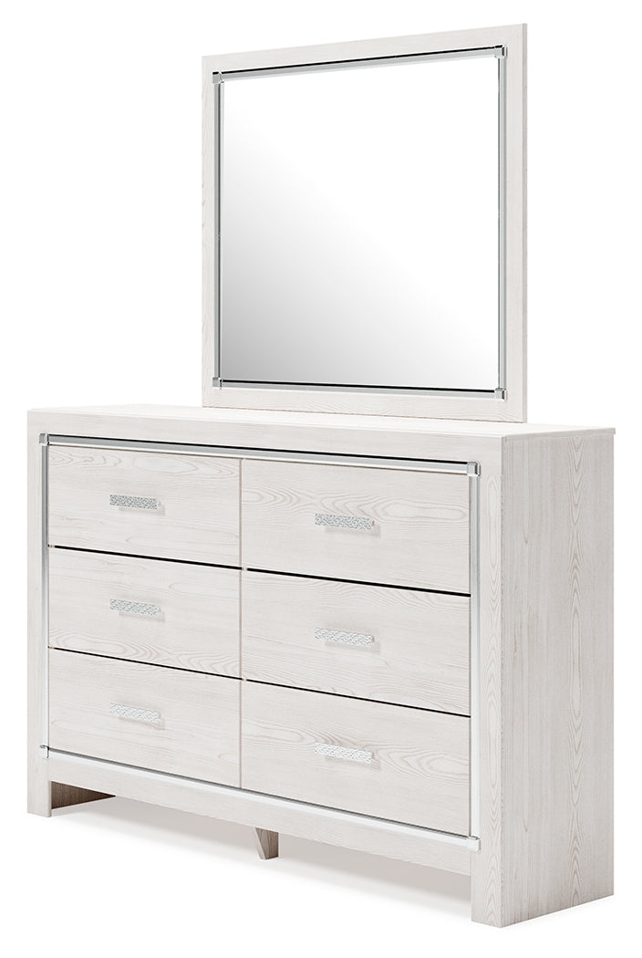 Furniture City Laplace - Ashley Furniture - Altyra Bedroom - Dresser and Mirror / White - B2640B1