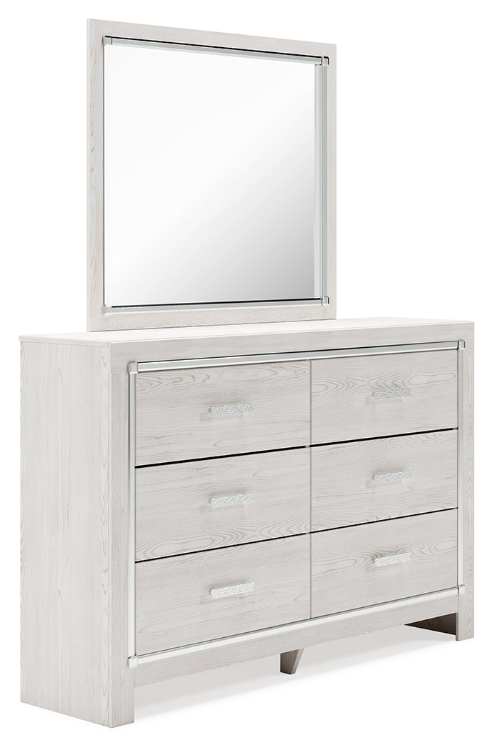 Furniture City Laplace - Ashley Furniture - Altyra Bedroom - Dresser and Mirror / White - B2640B1