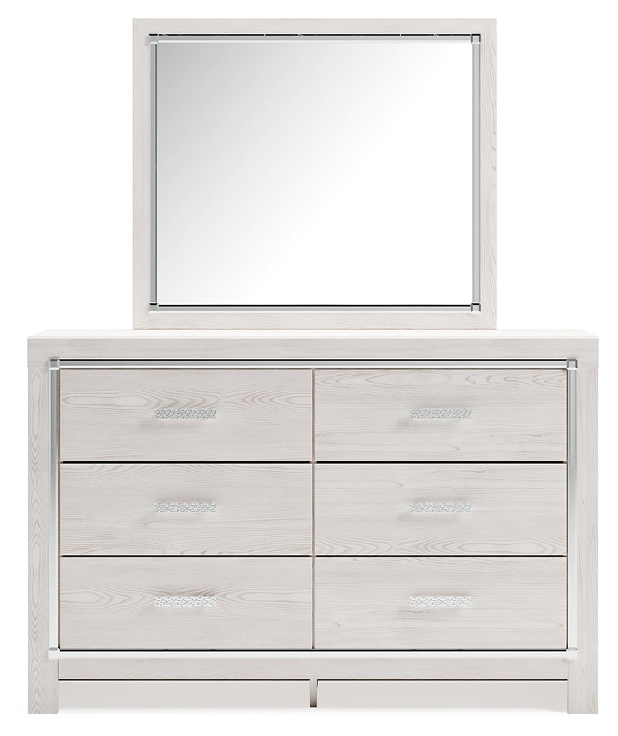 Furniture City Laplace - Ashley Furniture - Altyra Bedroom - Dresser and Mirror / White - B2640B1
