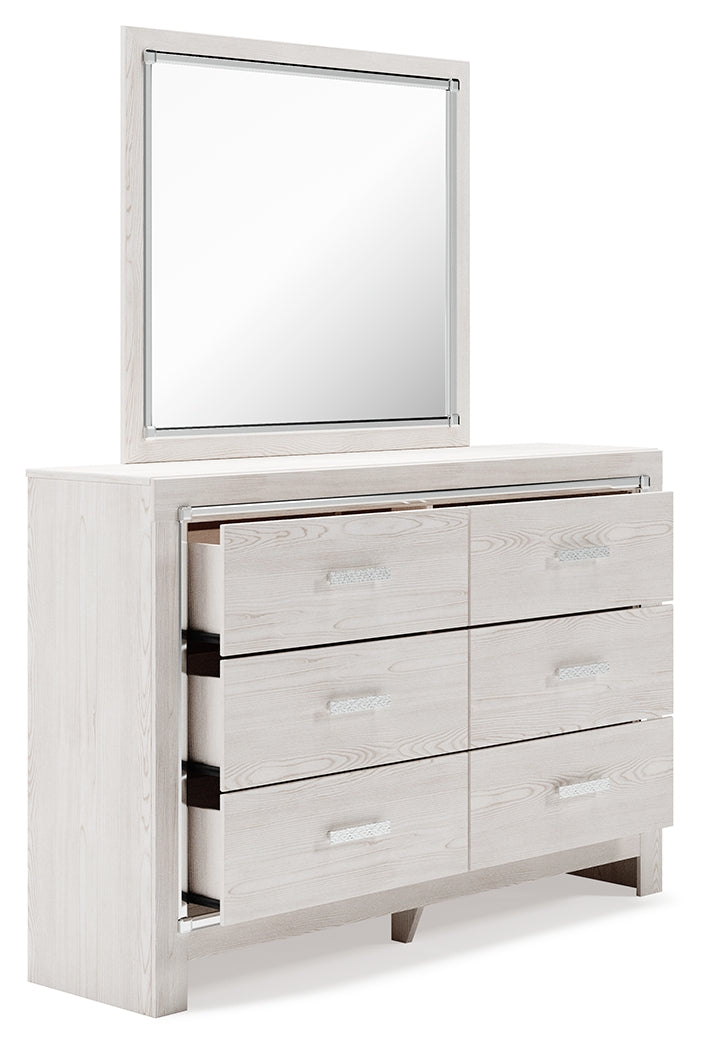Furniture City Laplace - Ashley Furniture - Altyra Bedroom - Dresser and Mirror / White - B2640B1