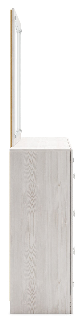 Furniture City Laplace - Ashley Furniture - Altyra Bedroom - Dresser and Mirror / White - B2640B1
