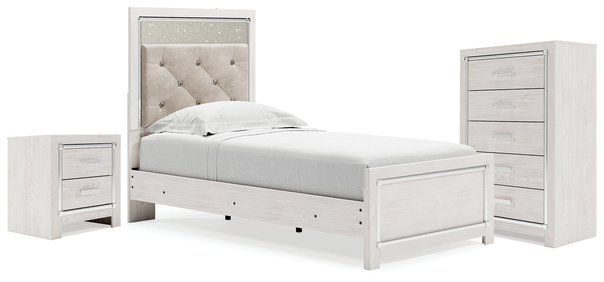 Furniture City Laplace - Ashley Furniture - Altyra Twin Panel Bed, Chest and Nightstand - Twin Panel Bed, Chest and Nightstand - B2640B60