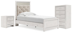 Furniture City Laplace - Ashley Furniture - Altyra Twin Panel Bed, Chest and Nightstand - Twin Panel Bed, Chest and Nightstand - B2640B60