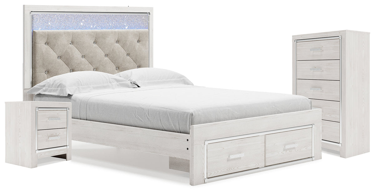 Furniture City Laplace - Ashley Furniture - Altyra Queen Storage Bed, Chest and Nightstand - Queen Storage Bed, Chest and Nightstand - B2640B65