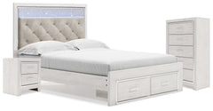 Altyra Queen Storage Bed, Chest and Nightstand