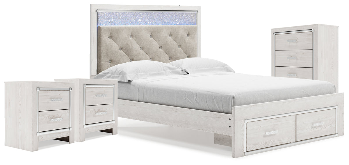 Furniture City Laplace - Ashley Furniture - Altyra Queen Storage Bed, Chest and 2 Nightstands - Queen Storage Bed, Chest and 2 Nightstands - B2640B68