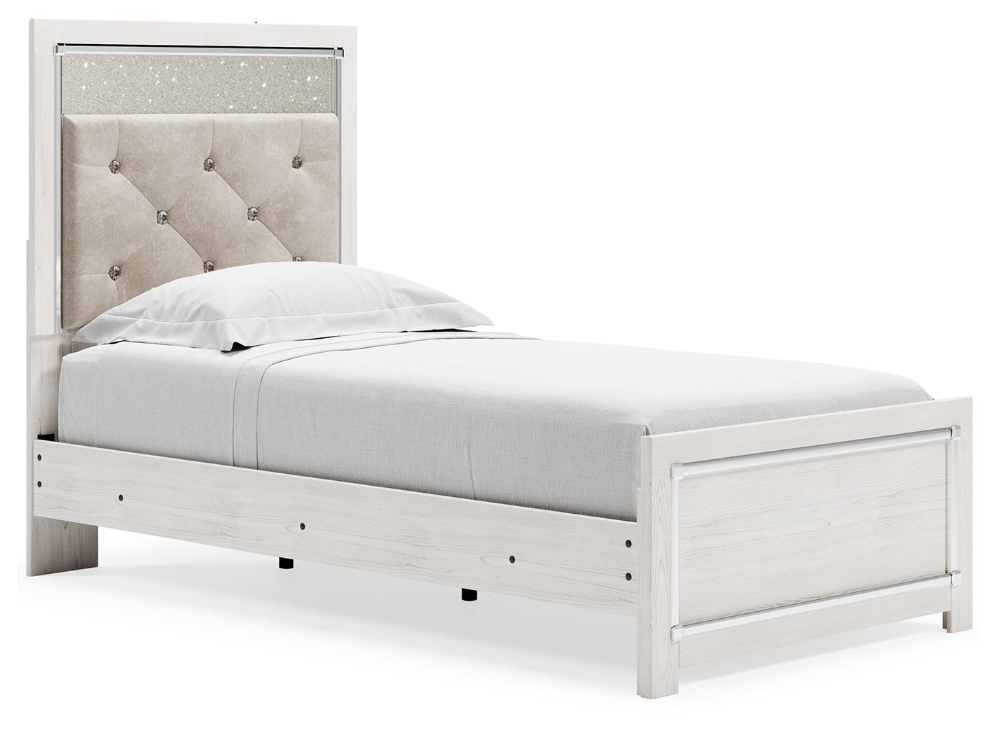 Furniture City Laplace - Ashley Furniture - Altyra Bedroom - Twin Panel Bed / White - B2640B6