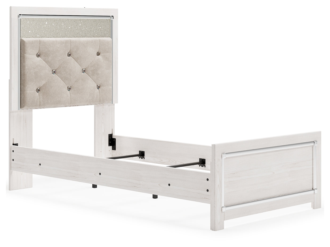 Furniture City Laplace - Ashley Furniture - Altyra Bedroom - Twin Panel Bed / White - B2640B6