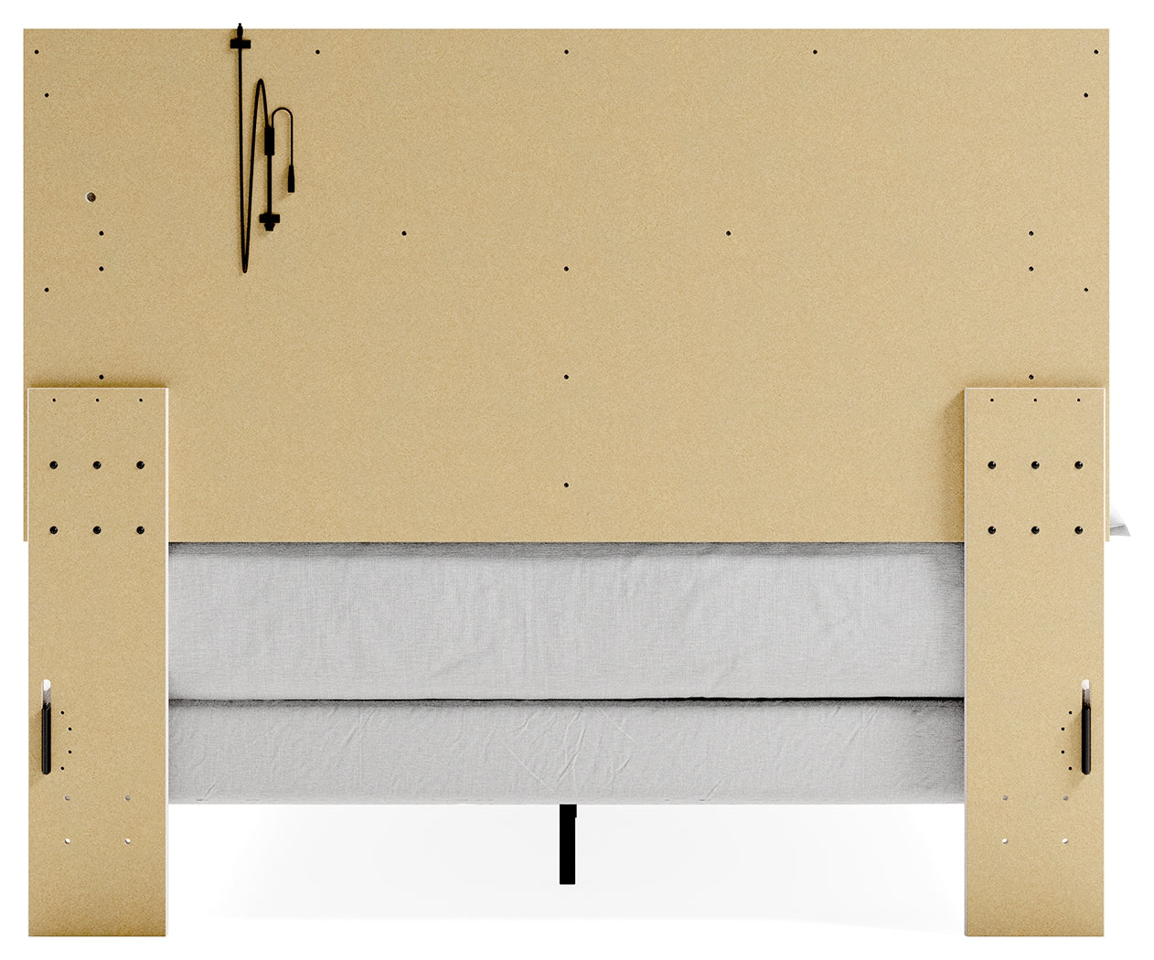 Furniture City Laplace - Ashley Furniture - Altyra Bedroom - King Upholstered Storage Bed / White - B2640B29