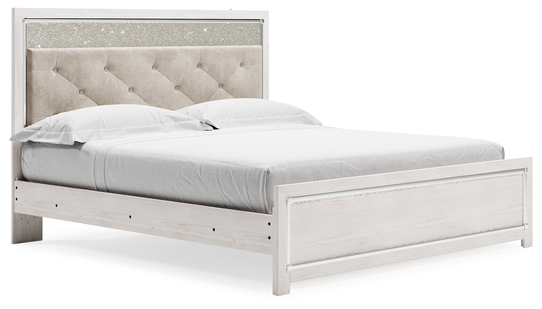 Furniture City Laplace - Ashley Furniture - Altyra Bedroom - King Panel Bed / White - B2640B3