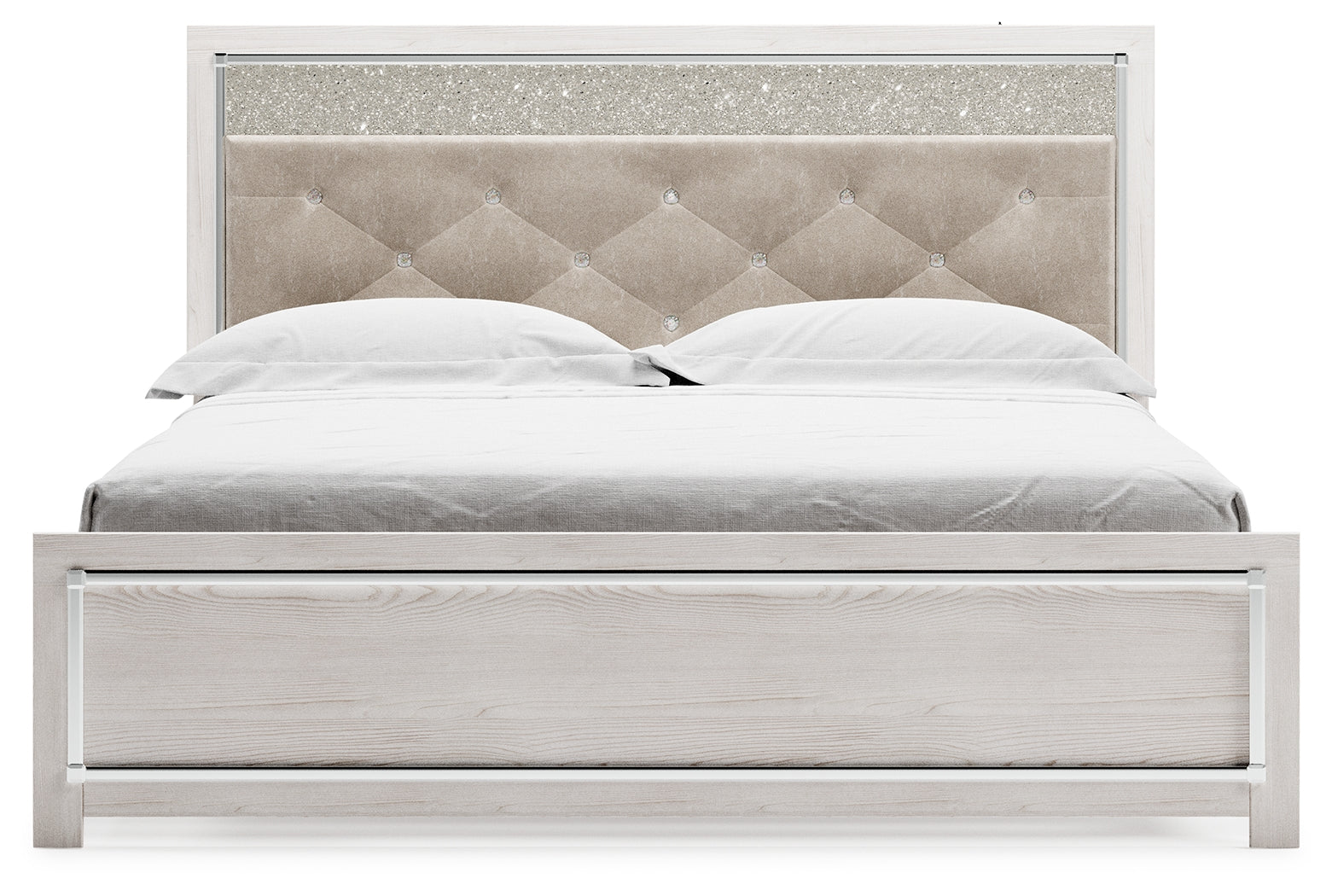 Furniture City Laplace - Ashley Furniture - Altyra Bedroom - King Panel Bed / White - B2640B3