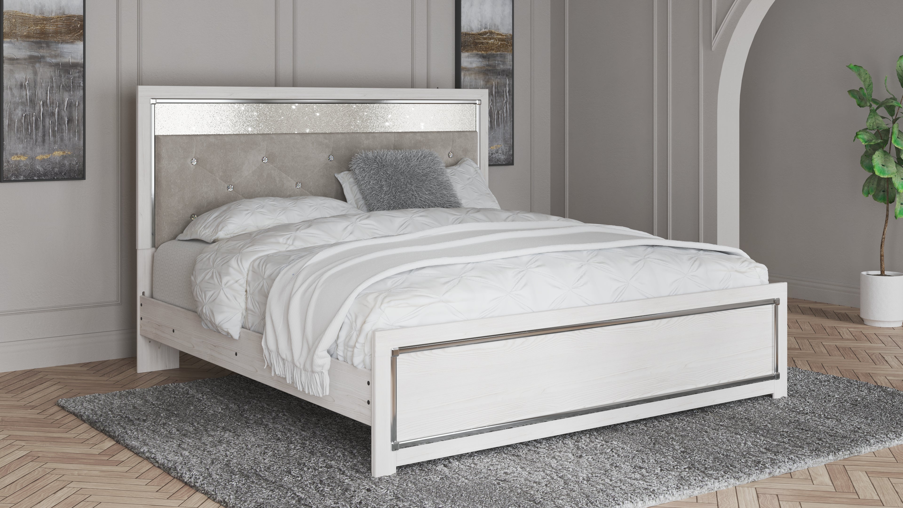 Furniture City Laplace - Ashley Furniture - Altyra Bedroom - King Panel Bed - B2640B3