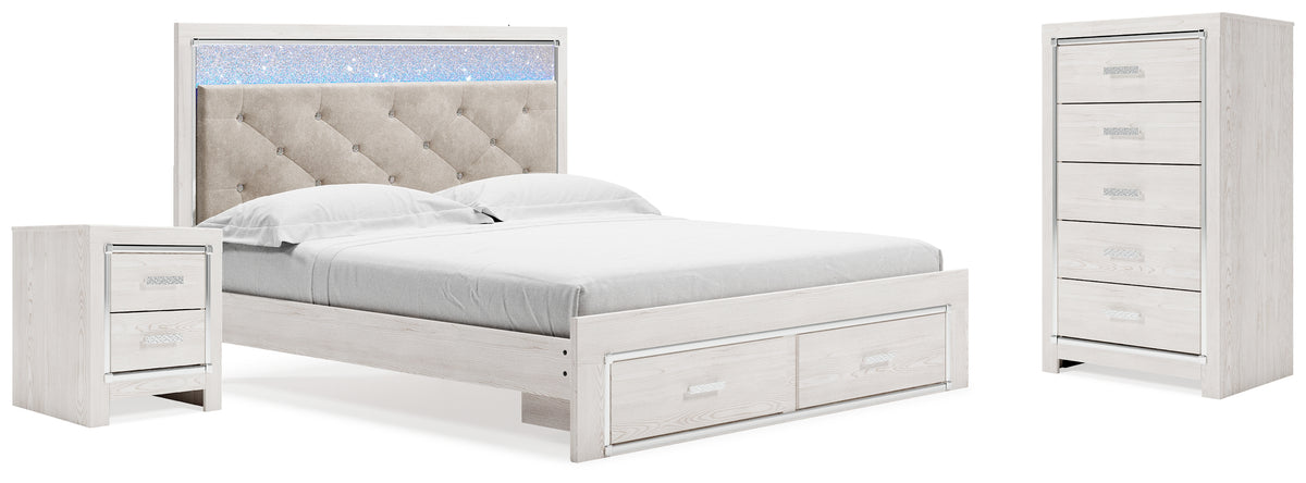 Furniture City Laplace - Ashley Furniture - Altyra King Storage Bed, Chest and Nightstand - King Storage Bed, Chest and Nightstand - B2640B44