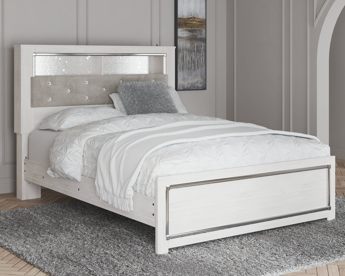 Furniture City Laplace - Ashley Furniture - Altyra Queen Panel Bookcase Bed - Queen Panel Bookcase Bed - B2640B4