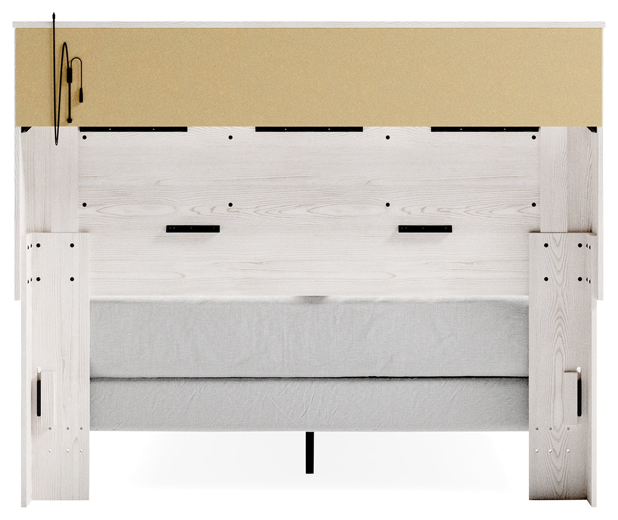 Furniture City Laplace - Ashley Furniture - Altyra Bedroom - Queen Panel Bookcase Bed / White - B2640B4