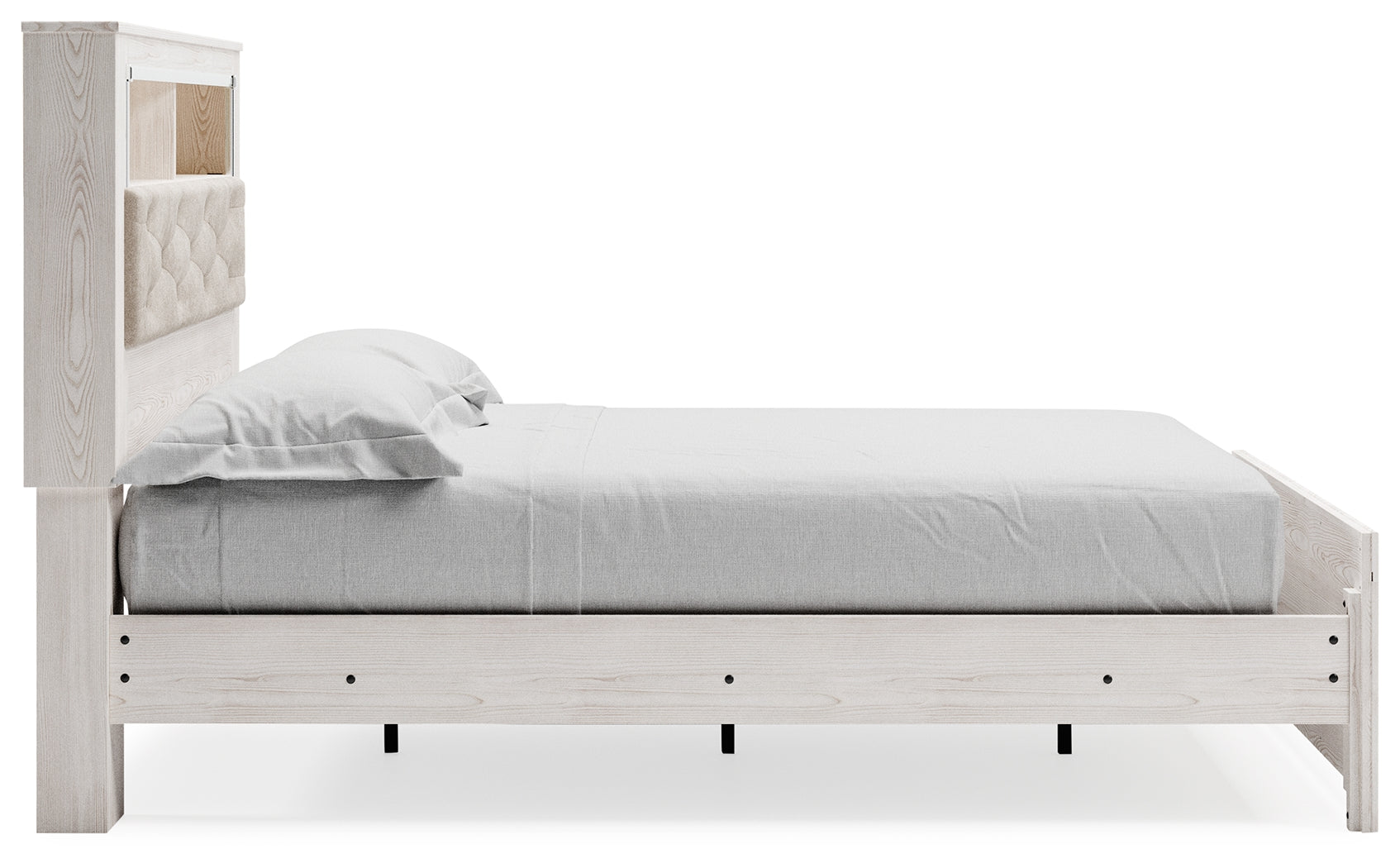 Furniture City Laplace - Ashley Furniture - Altyra Bedroom - Queen Panel Bookcase Bed / White - B2640B4