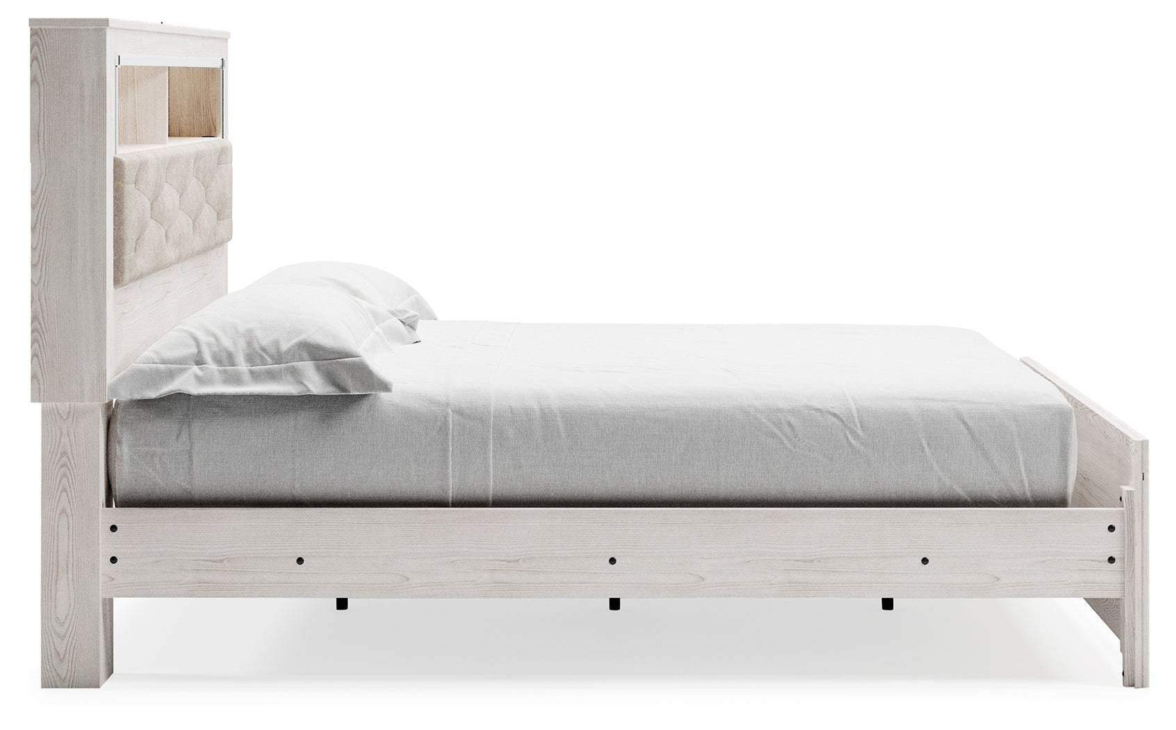 Furniture City Laplace - Ashley Furniture - Altyra Bedroom - King Panel Bookcase Bed / White - B2640B5