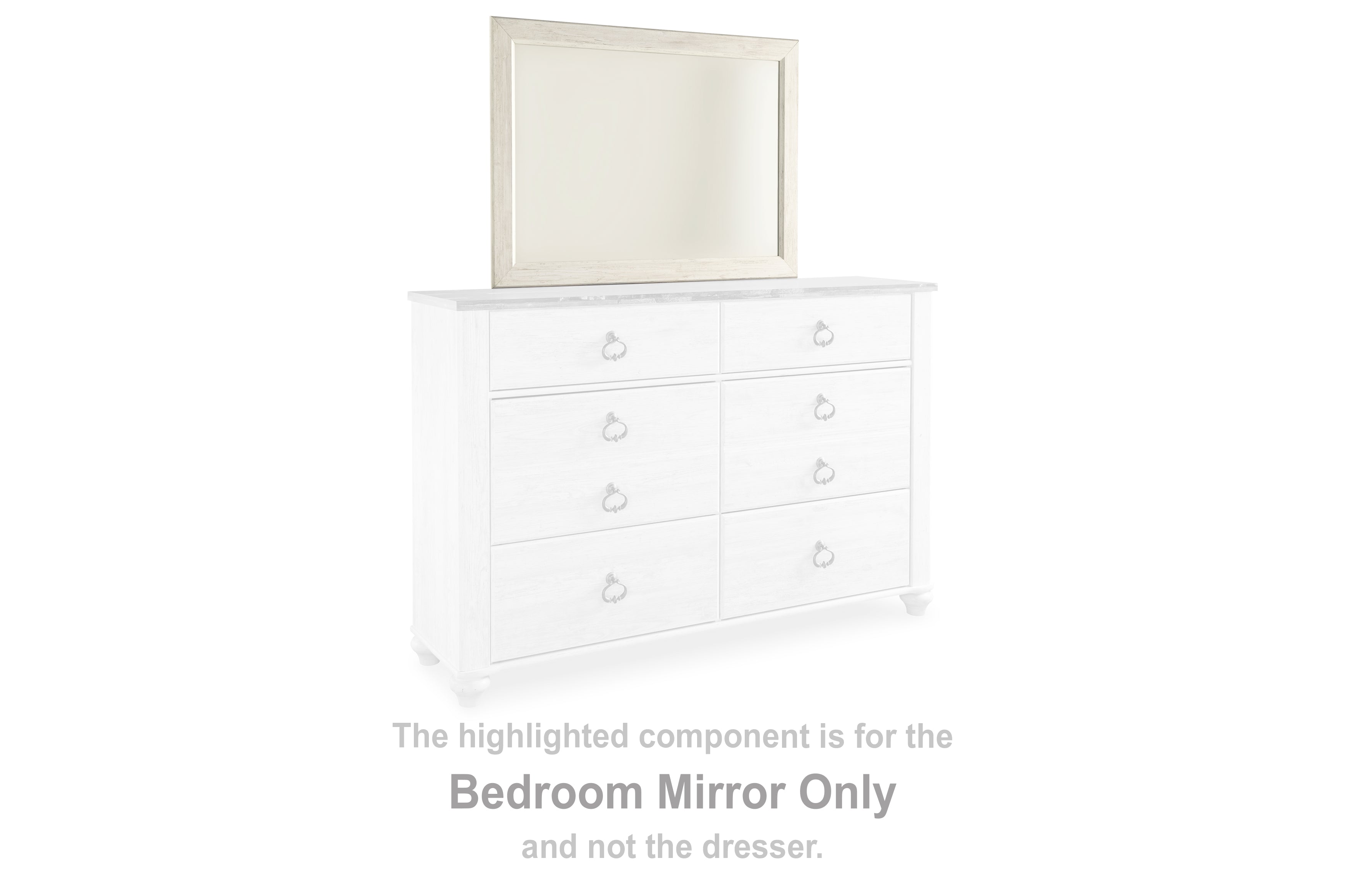 Furniture City Laplace - Ashley Furniture - Willowton Bedroom Mirror - Bedroom Mirror - B267-36