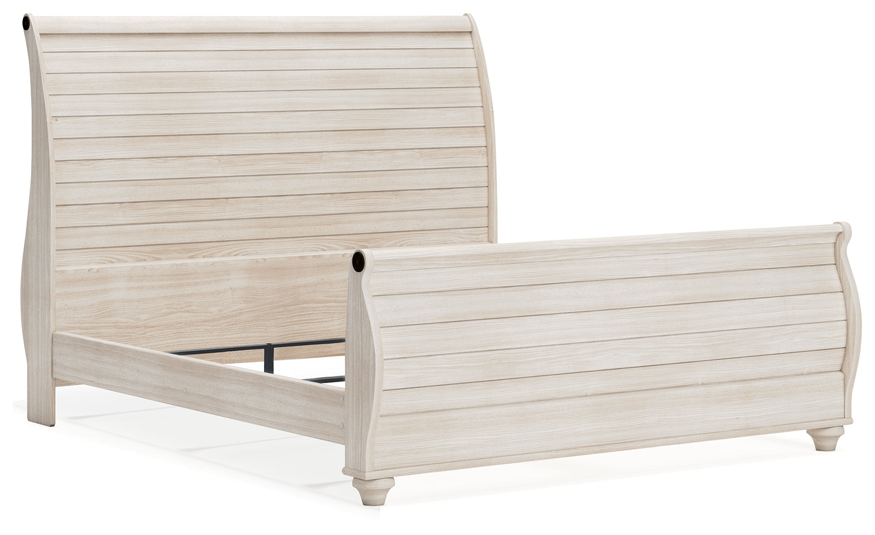 Furniture City Laplace - Ashley Furniture - Willowton Bedroom - King Sleigh Bed / Whitewash - B267B11