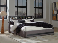 Furniture City Laplace - Ashley Furniture - Verishaw Bedroom - King Upholstered Bed - PCB2721B21