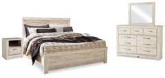 Furniture City Laplace - Ashley Furniture - Bellaby King Panel Bed, Dresser, Mirror and 2 Nightstands - King Panel Bed, Dresser, Mirror and 2 Nightstands - B331B22