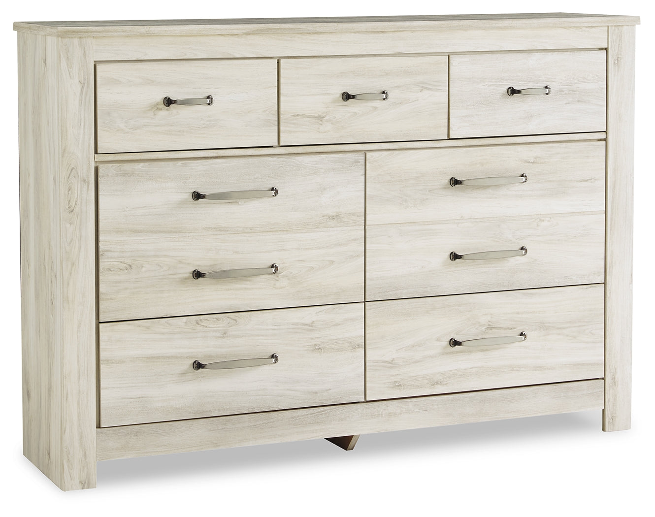 Furniture City Laplace - Ashley Furniture - Bellaby Bedroom - Seven Drawer Dresser / Whitewash - B331-31