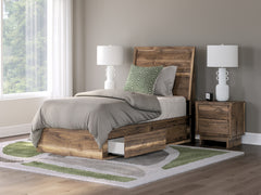 Furniture City Laplace - Ashley Furniture - Chirason Twin Panel Bed with Storage - Twin Panel Bed with Storage - PCB3367B27