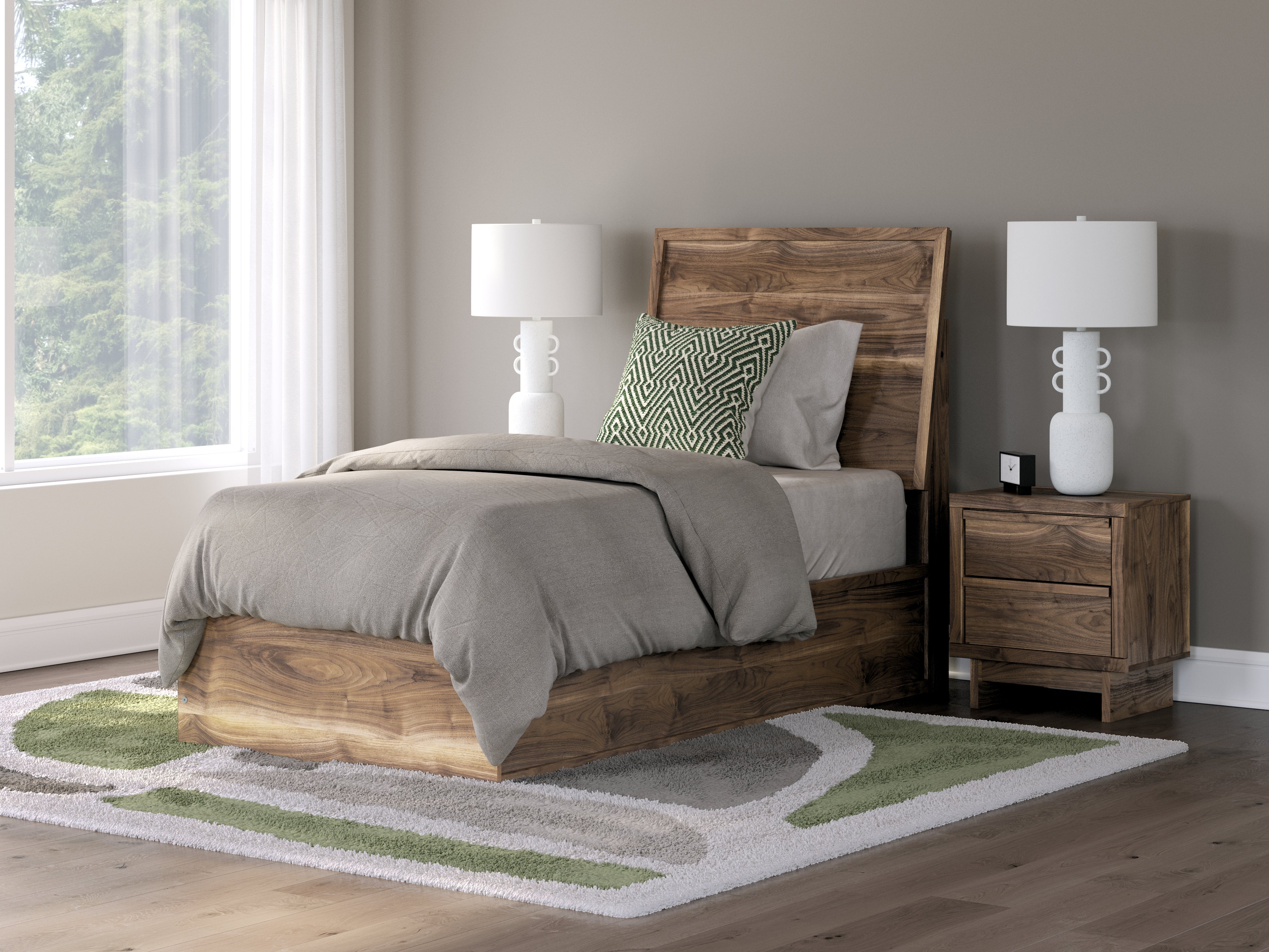 Furniture City Laplace - Ashley Furniture - Chirason Bedroom - Twin Panel Bed - PCB3367B21