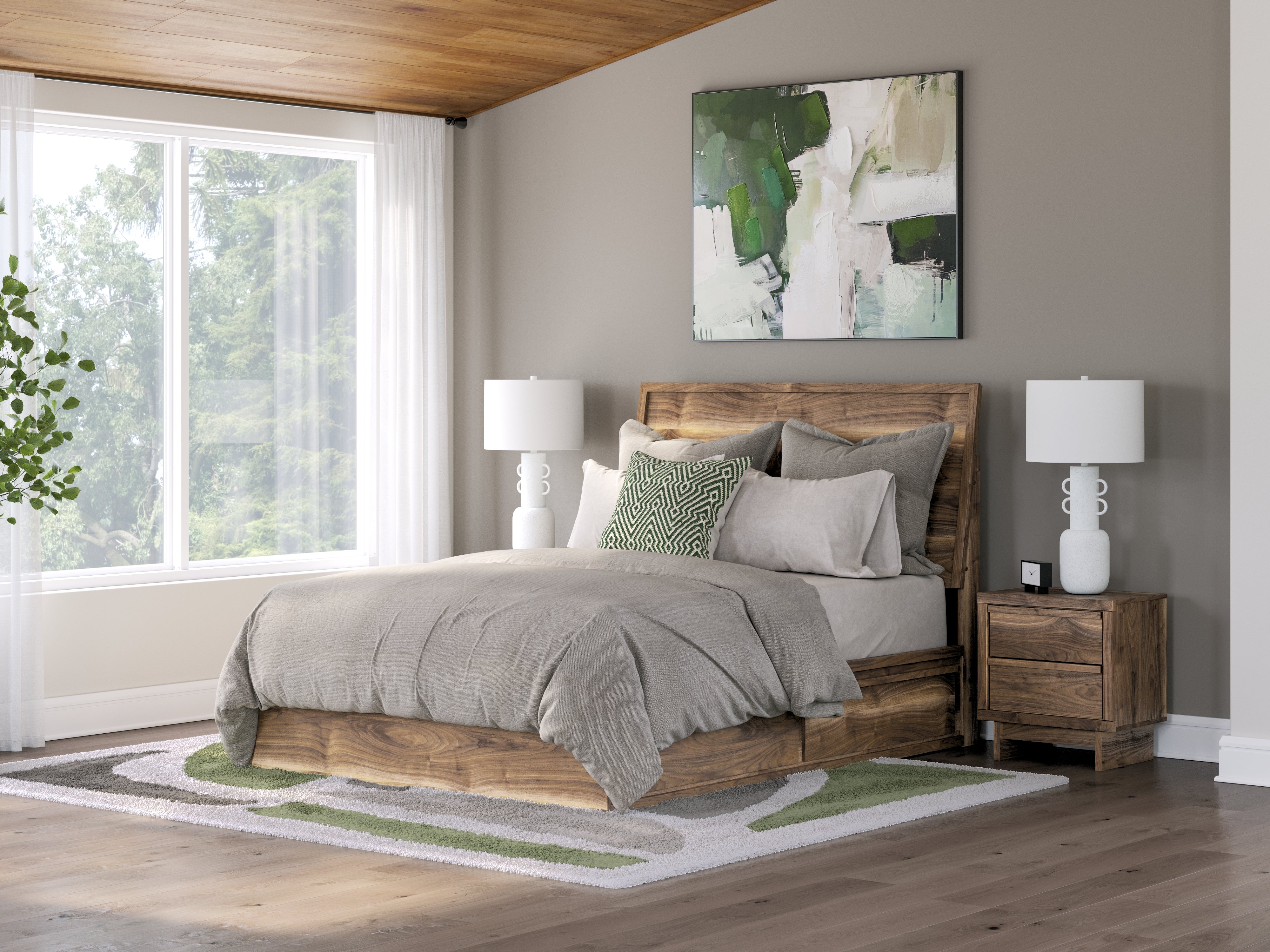 Furniture City Laplace - Ashley Furniture - Chirason Bedroom - Queen Panel Bed with Storage - PCB3367B4